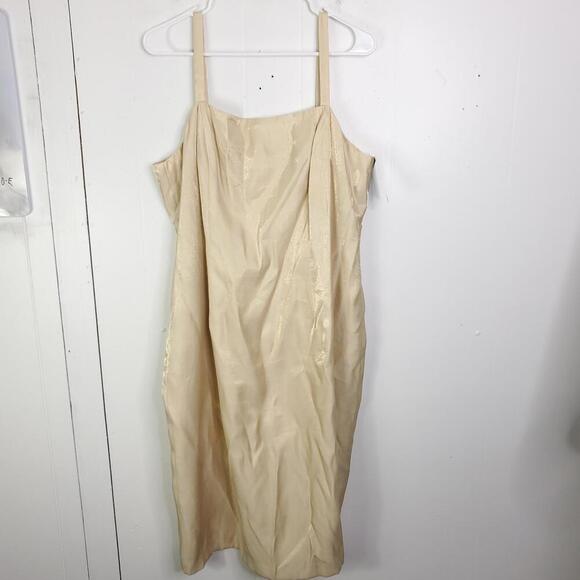 Alex Evenings Dresses & Skirts - Alex Evenings Dress Womens 16 Square Neck Cream Formal Midi Party Wear